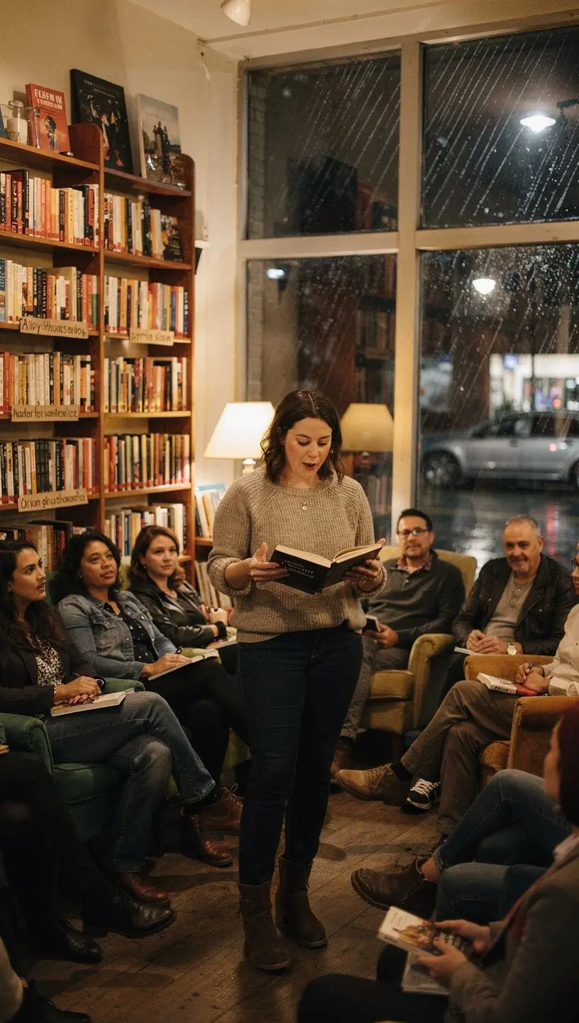 Community members sharing stories to preserve collective memory